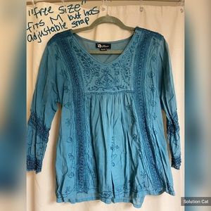 Flowy Boho Detail Shirt